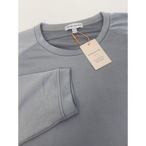 NWT Peter Millar Beaumont Performance Crew Neck Pullover Gale Grey Mens XXL $165